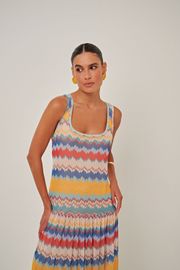 VESTIDO AIMEE TULE ESTAMPADO