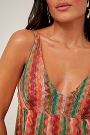 VESTIDO TULUM EM LUREX ESTAMPADO