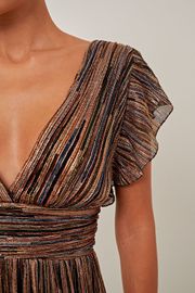 VESTIDO ZELDA MIDI EM LUREX