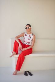 BLUSA ANGELITA VISCOLINHO ESTAMPADA