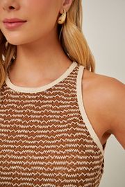 BLUSA AMORA TELA TRICOT
