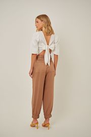 CALÇA ACAPULCO CLOCHARD EM CREPE