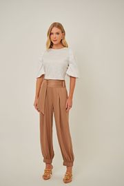 CALÇA ACAPULCO CLOCHARD EM CREPE