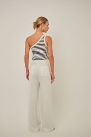 CALÇA AMÉRICA CREPE OFF WHITE