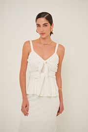 BLUSA AVA VISCOSE OFF WHITE
