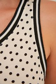 CAMISETA REGATA CELINE ESTAMPA POÁ