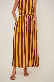 SAIA BLOSSOM VISCOSE ESTAMPA LISTRADA