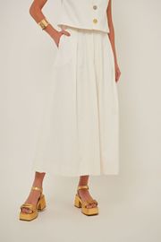 SAIA BALTIMORE ALGODÃO SARJADO OFF WHITE