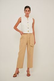 CALÇA CATARINA ALFAIATARIA LUREX