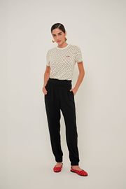 CALÇA CARMEN VISCOSE PRETA