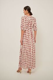 VESTIDO BUDAPESTE VISCOSE ESTAMPADA