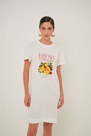 VESTIDO CALMA OFF WHITE 100% LINHO