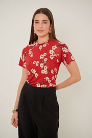 BLUSA ÉRICA  ESTAMPA CEREJEIRA