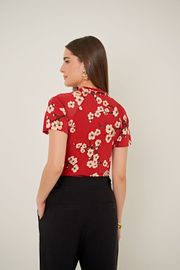BLUSA ÉRICA  ESTAMPA CEREJEIRA