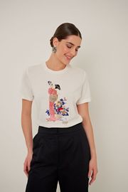 CAMISETA CLARICE ESTAMPA GUEIXA