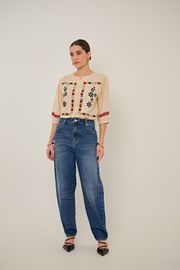 CALÇA JEANS BARREL CICLO