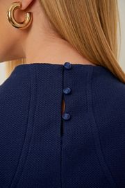 BLUSA DIANA MALHA MARINHO