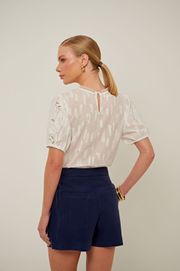 BLUSA CLARA VOIL OFF WHITE