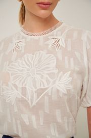 BLUSA CLARA VOIL OFF WHITE