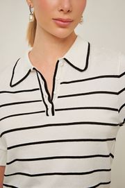 BLUSA POLO ELBA LISTRADA