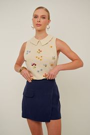 BLUSA DUBLIN TRICOT BORDADO