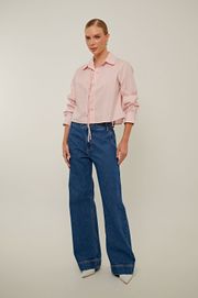 CAMISA ESTHER TRICOLINE ROSA BABY