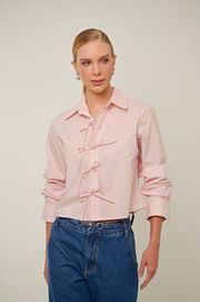 CAMISA ESTHER TRICOLINE ROSA BABY