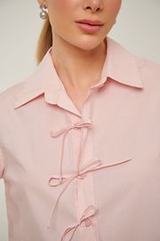 CAMISA ESTHER TRICOLINE ROSA BABY