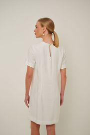 VESTIDO DÉBORA ALFAIATARIA OFF WHITE