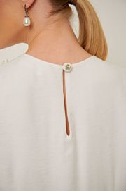 VESTIDO DÉBORA ALFAIATARIA OFF WHITE