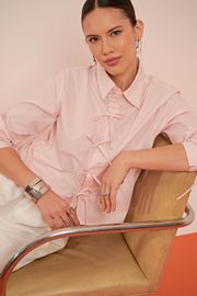 CAMISA ESTHER TRICOLINE ROSA BABY