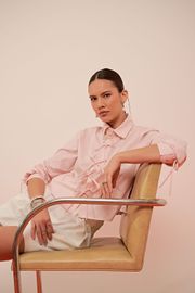 CAMISA ESTHER TRICOLINE ROSA BABY