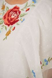 BLUSA HORIZON VISCOSE BORDADA