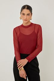 BLUSA TULE GATSBY