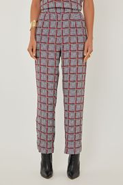 CALÇA XADREZ FLORY