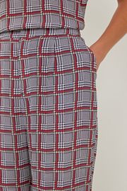 CALÇA XADREZ FLORY