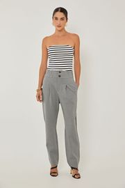 CALÇA ILZA MALHA VISCOSE CINZA