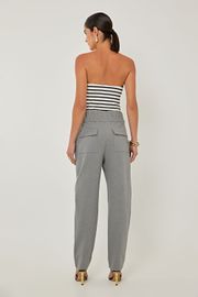 CALÇA ILZA MALHA VISCOSE CINZA