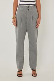 CALÇA ILZA MALHA VISCOSE CINZA