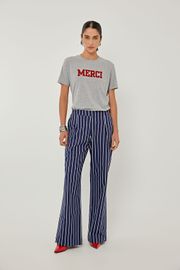 CALÇA LISTRADA ICÔNICA MARINHO
