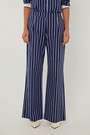 CALÇA LISTRADA ICÔNICA MARINHO