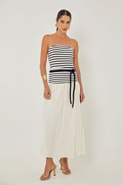 SAIA LONGA ANALU TRICOLINE OFF WHITE