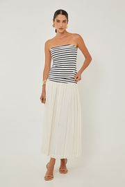 SAIA LONGA ANALU TRICOLINE OFF WHITE
