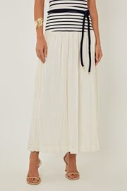 SAIA LONGA ANALU TRICOLINE OFF WHITE