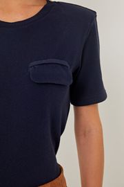 CAMISETA MARCELIA AZUL MARINHO
