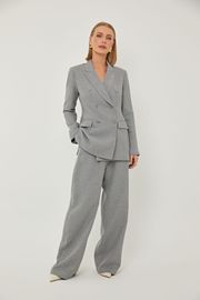 BLAZER HORTÊNSIA ALFAIATARIA CINZA