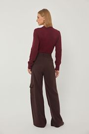 CALÇA GUILHERMINA ALFAIATARIA MARROM