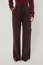 CALÇA GUILHERMINA ALFAIATARIA MARROM