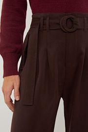 CALÇA GUILHERMINA ALFAIATARIA MARROM