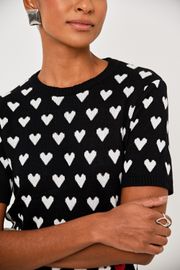 BLUSA LARA TRICOT CORAÇÃO